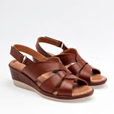 Cruz Shoes Sandalia Cuña mujer, código 126045